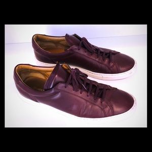 Maroon Common Projects Sneakers Size 44